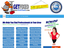 Tablet Screenshot of igetfixed.com